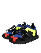 Dolce & Gabbana Multicolor Mesh Sorrento Trekking Sneakers Shoes