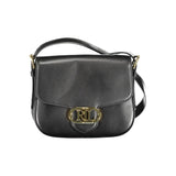 Ralph Lauren Black Leather Handbag