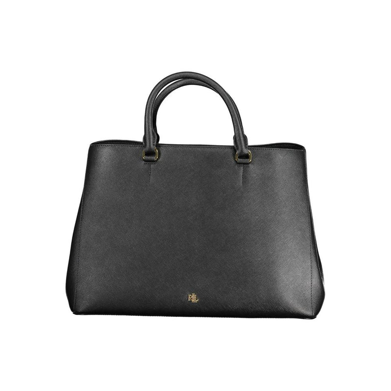 Ralph Lauren Black Leather Handbag