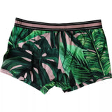 Dolce & Gabbana Multicolor Leaf Print Regular Boxer Underwear