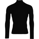 Dolce & Gabbana Black Wool Turtleneck Long Sleeves Sweater