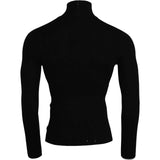 Dolce & Gabbana Black Wool Turtleneck Long Sleeves Sweater