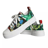 Dolce & Gabbana Multicolor Patchwork Low Top Sneakers Shoes