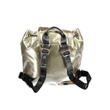 Borbonese Gold Polyester Backpack