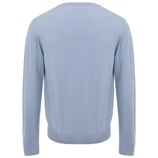 Brioni Light Blue Wool Sweater