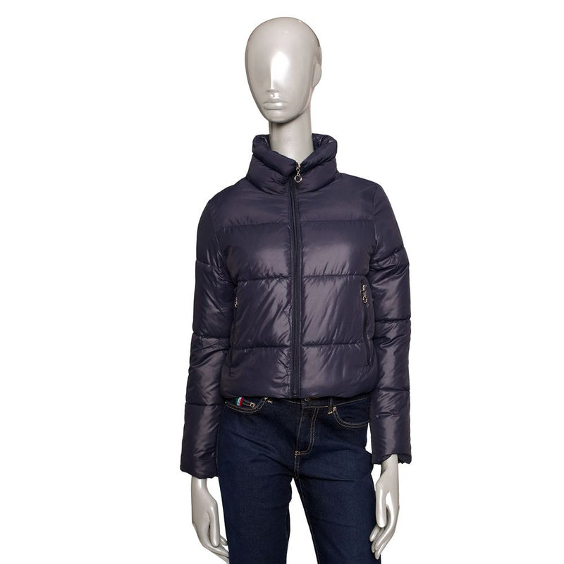 Baldinini Trend Blue Polyester Women Jacket