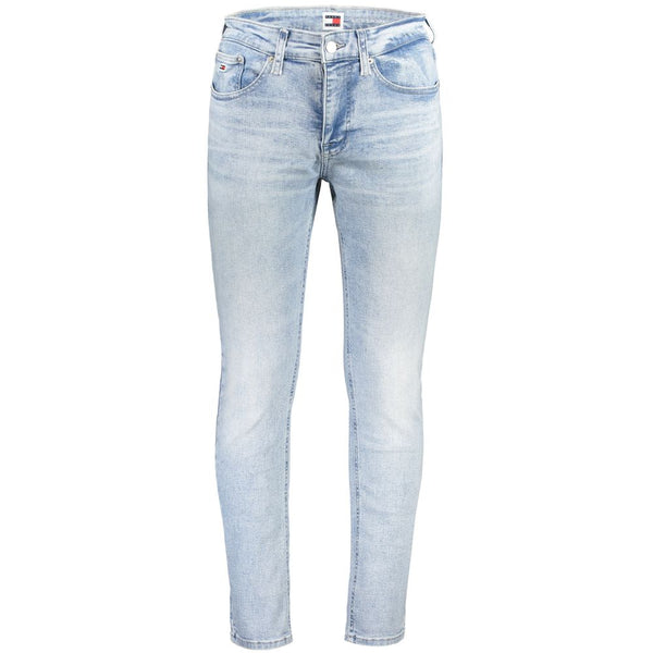 Tommy Hilfiger Light Blue Cotton Jeans & Pant