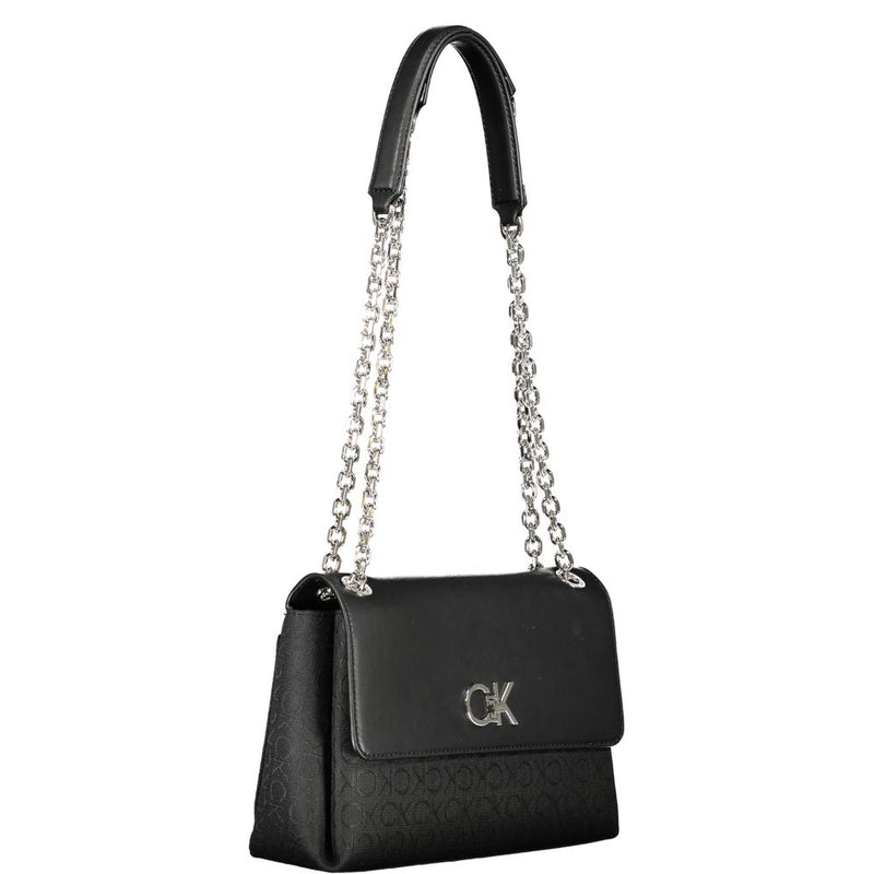 Calvin Klein Black Polyester Handbag