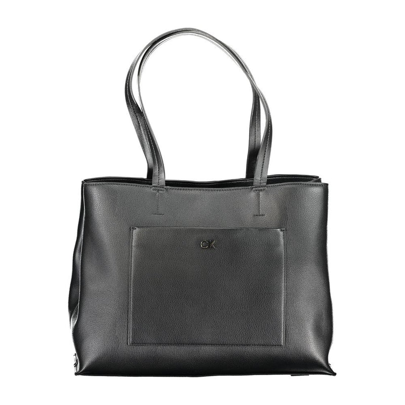 Calvin Klein Black Polyester Handbag