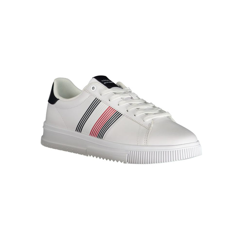 Tommy Hilfiger White Polyester Sneaker