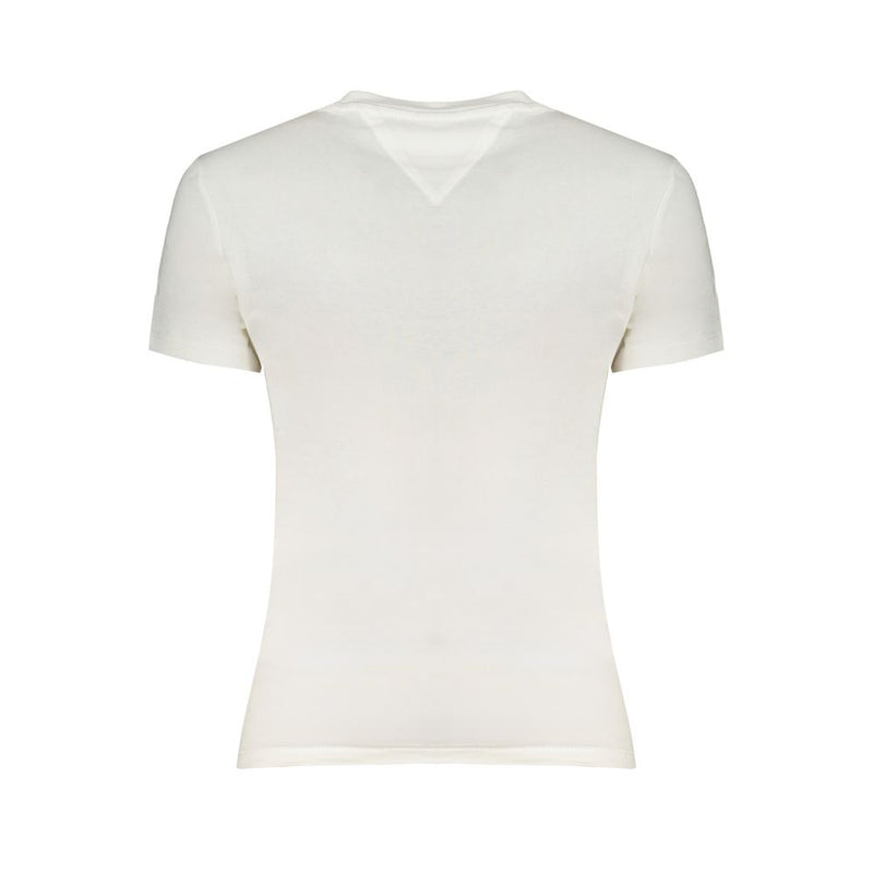 Tommy Hilfiger White Cotton Tops & T-Shirt