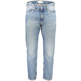 Calvin Klein Light Blue Cotton Jeans & Pant