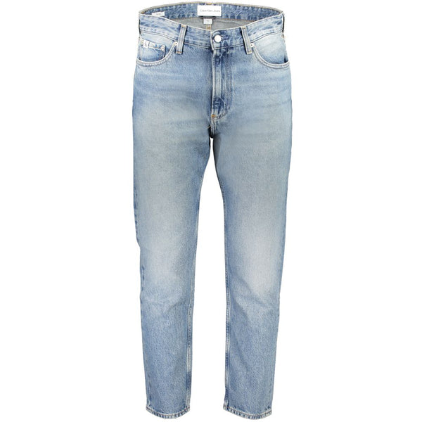 Calvin Klein Light Blue Cotton Jeans & Pant