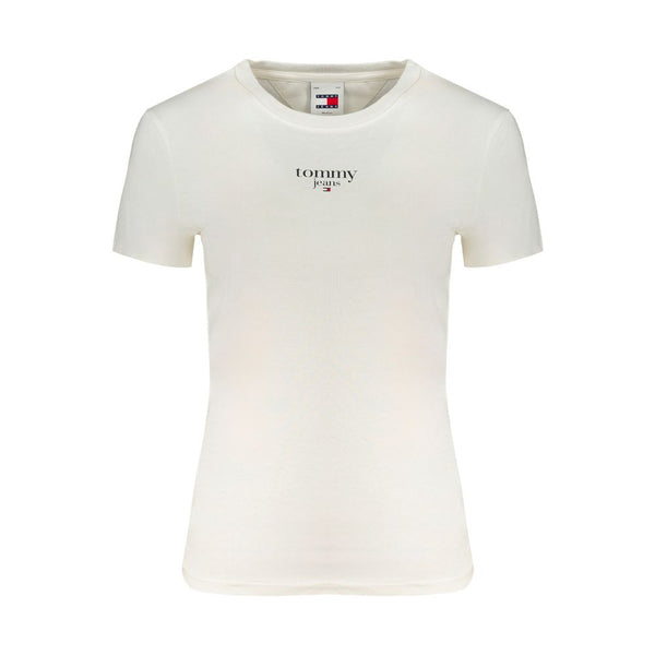 Tommy Hilfiger White Cotton Tops & T-Shirt