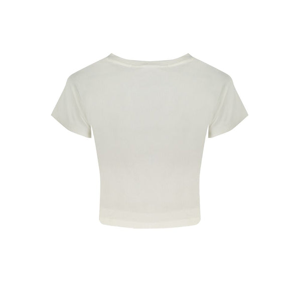 Calvin Klein White Cotton Tops & T-Shirt