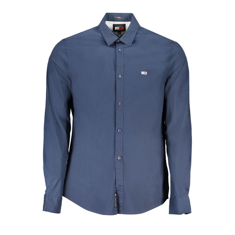 Tommy Hilfiger Blue Cotton Shirt