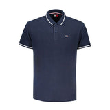 Tommy Hilfiger Blue Cotton Polo Shirt