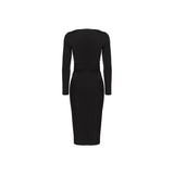 PINKO Black Viscose Dress