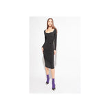 PINKO Black Viscose Dress