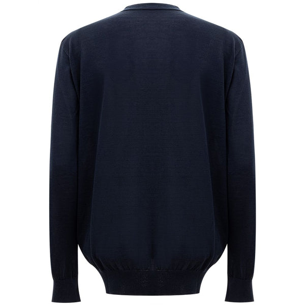 Paul & Shark Blue Cotton Cardigan