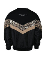 Dolce & Gabbana Black Leopard Crew Neck Sweatshirt Sweater