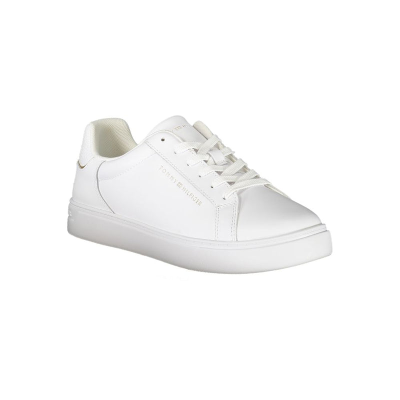 Tommy Hilfiger White Leather Women Sneaker