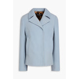 Dolce & Gabbana Light Blue Wool Jackets & Coat