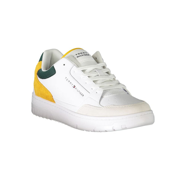 Tommy Hilfiger White Polyethylene Men Sneaker