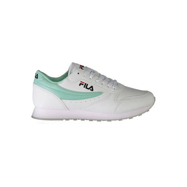 Fila White Polyester Women Sneaker