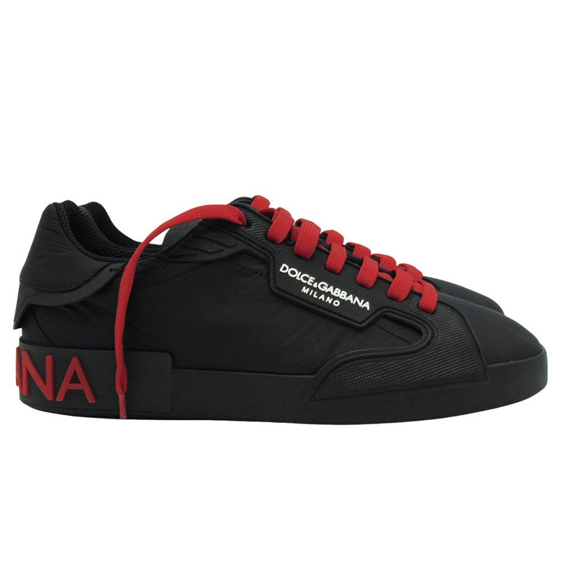 Dolce & Gabbana Black Polyester Sneaker