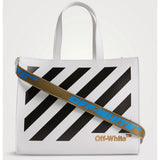 Off-White White Leather Crossbody Bag