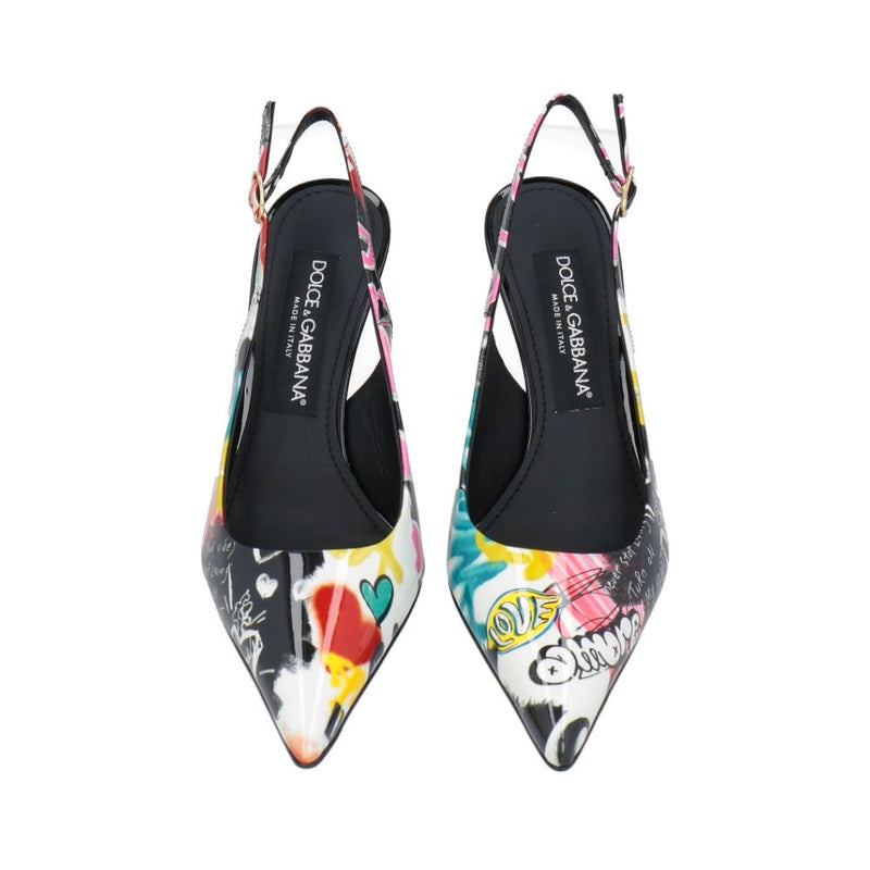 Dolce & Gabbana Multicolor Leather Di Calfskin Pump