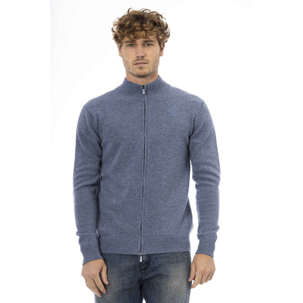 Billionaire Italian Couture Light Blue Wool Sweater