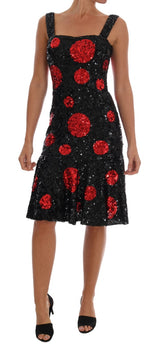 Dolce & Gabbana Elegant Polka Dotted Shift Dress