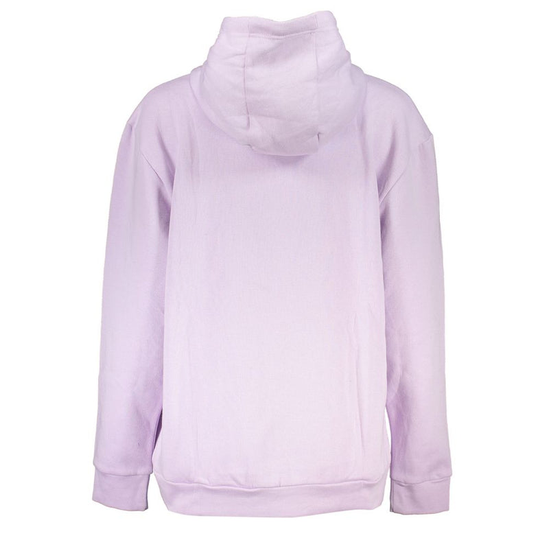 Cavalli Class Purple Cotton Sweater