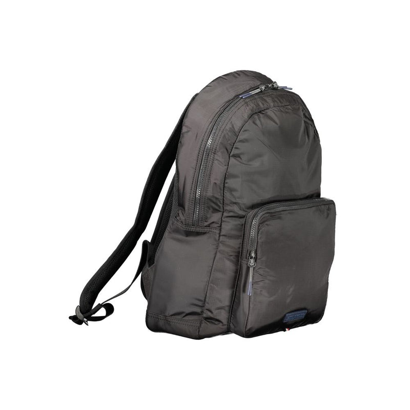 Tommy Hilfiger Black Nylon Backpack