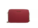 Michael Kors Jet Set Large East West Leather Crossbody Bag Light Berry Sorbet