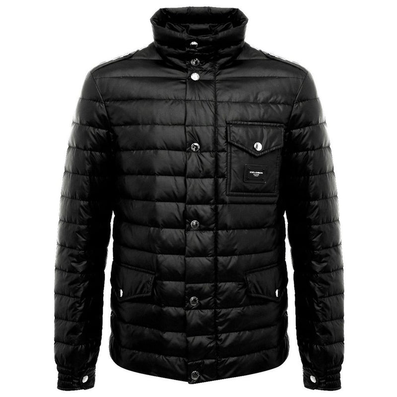 Dolce & Gabbana Black Polyamide Jacket