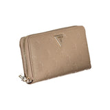 Guess Jeans Beige Polyethylene Wallet