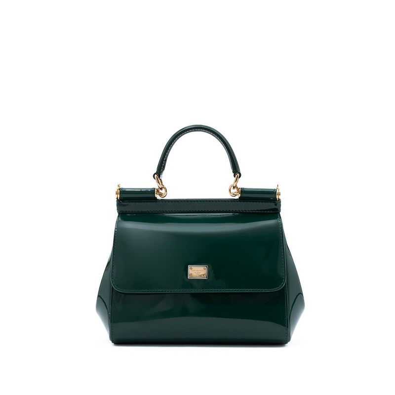 Dolce & Gabbana Green Leather Handbag