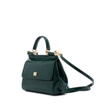 Dolce & Gabbana Green Leather Handbag