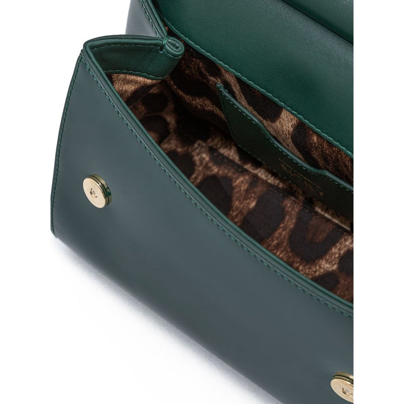 Dolce & Gabbana Green Leather Handbag