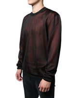 Dolce & Gabbana Brown Polyester Pullover Sweatshirt Sweater