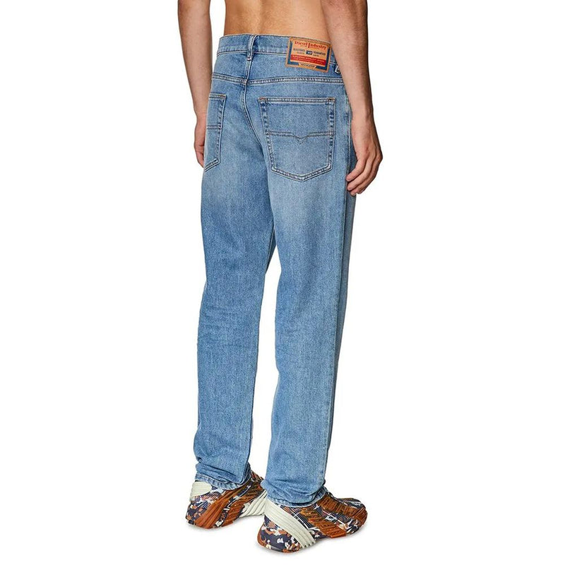 Diesel Light Blue Cotton Jeans & Pant