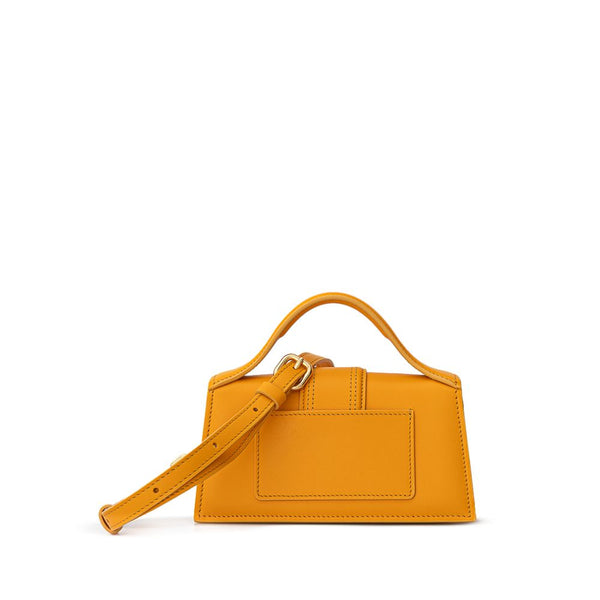 Jacquemus Orange Leather Handbag