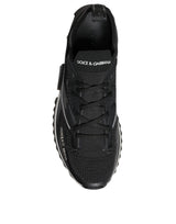 Dolce & Gabbana Black White SORRENTO Sport Stretch Sneakers Shoes