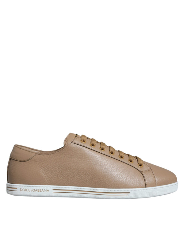 Dolce & Gabbana Brown Low Top Men Saint Tropez Sneakers Shoes