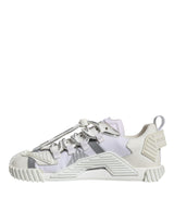 Dolce & Gabbana White Lace Up Low Top NS1 Sneakers Shoes