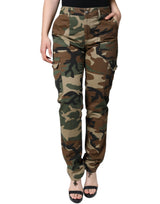 Dolce & Gabbana Multicolor Camouflage Cargo Pants