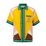 Casablanca Yellow Silk Shirt